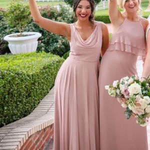 Jenny Yoo Dusty Rose bridesmaid dress